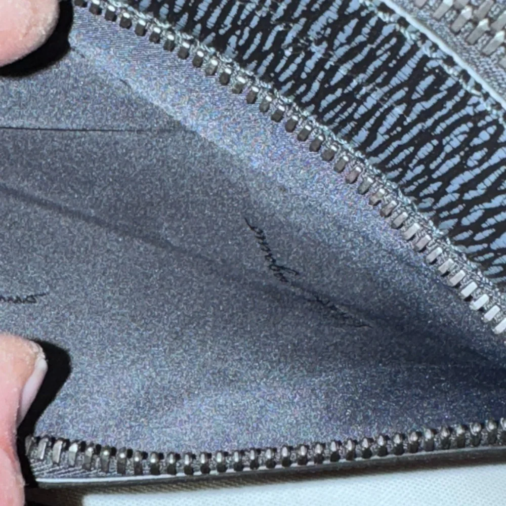 NEW Salvatore Ferragamo Textured Black Men's Clutch
